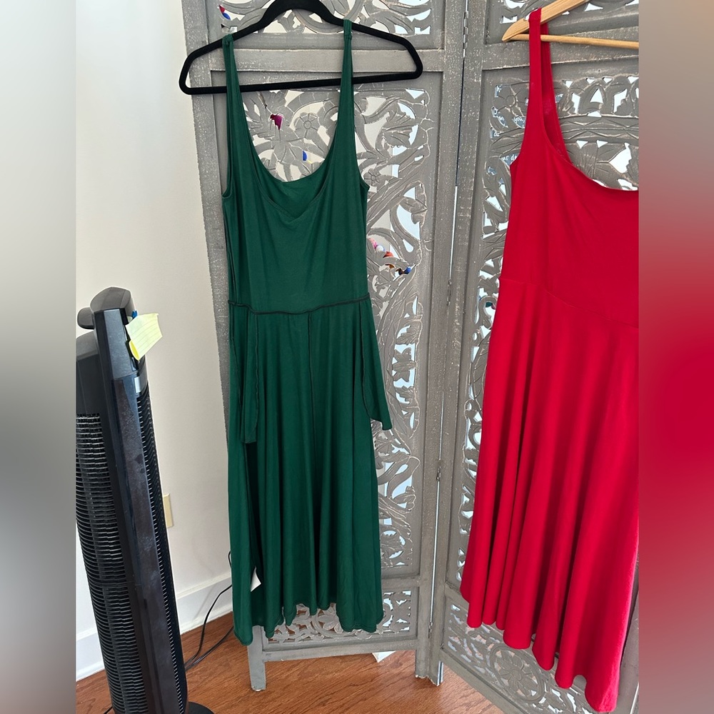 Reformation fit and flare full circle maxi dress
